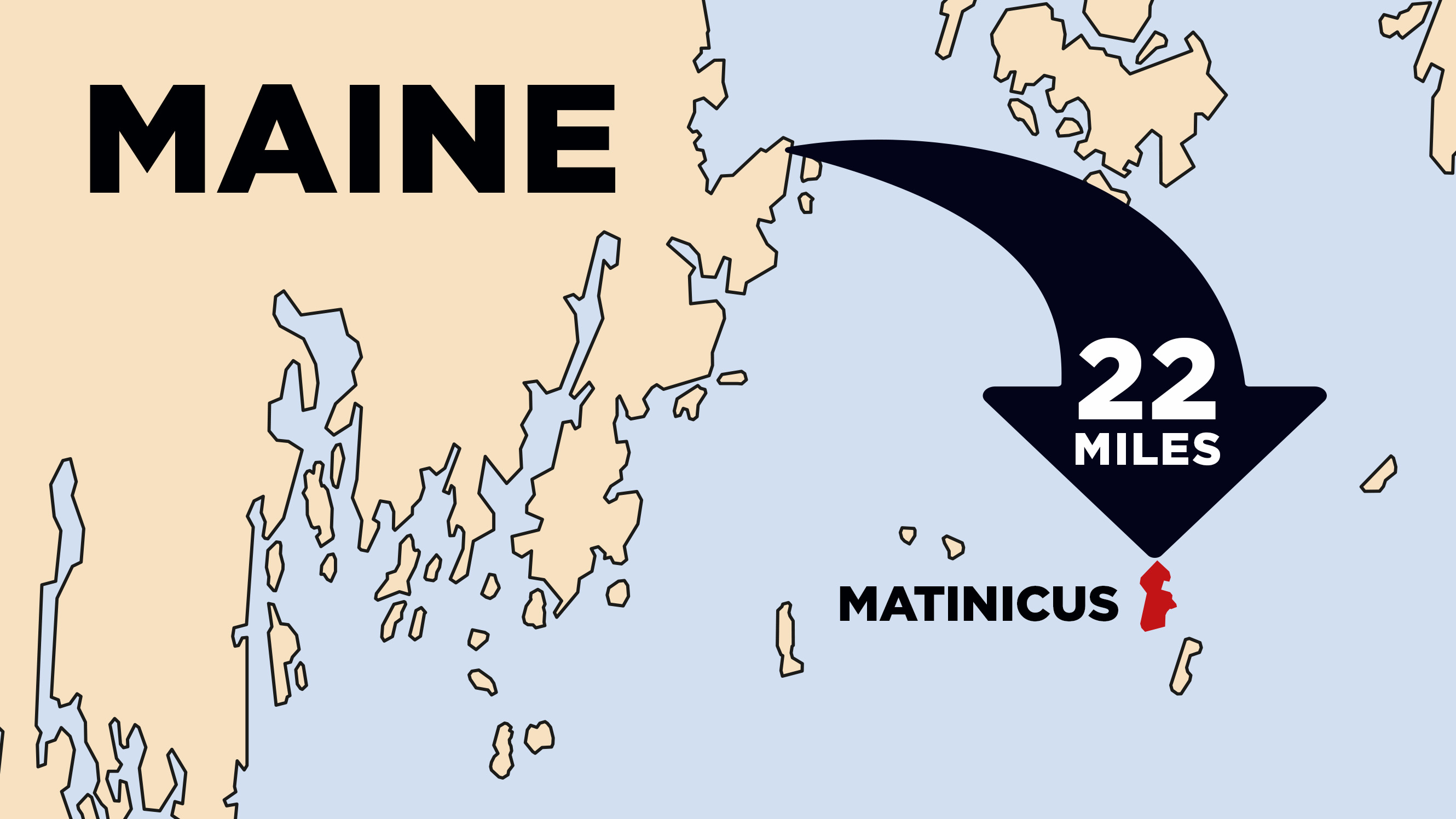 Matinicus Island Map Detail